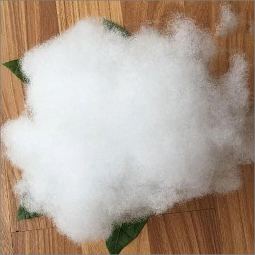 White Non Silicone Polyfill - Polyester Material, Plain Style, White Color | Anti-Static Feature, Excellent Resilience, Greater Warmth Retention