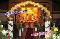 शादी रोमन स्तंभ नक्काशीदार गेट