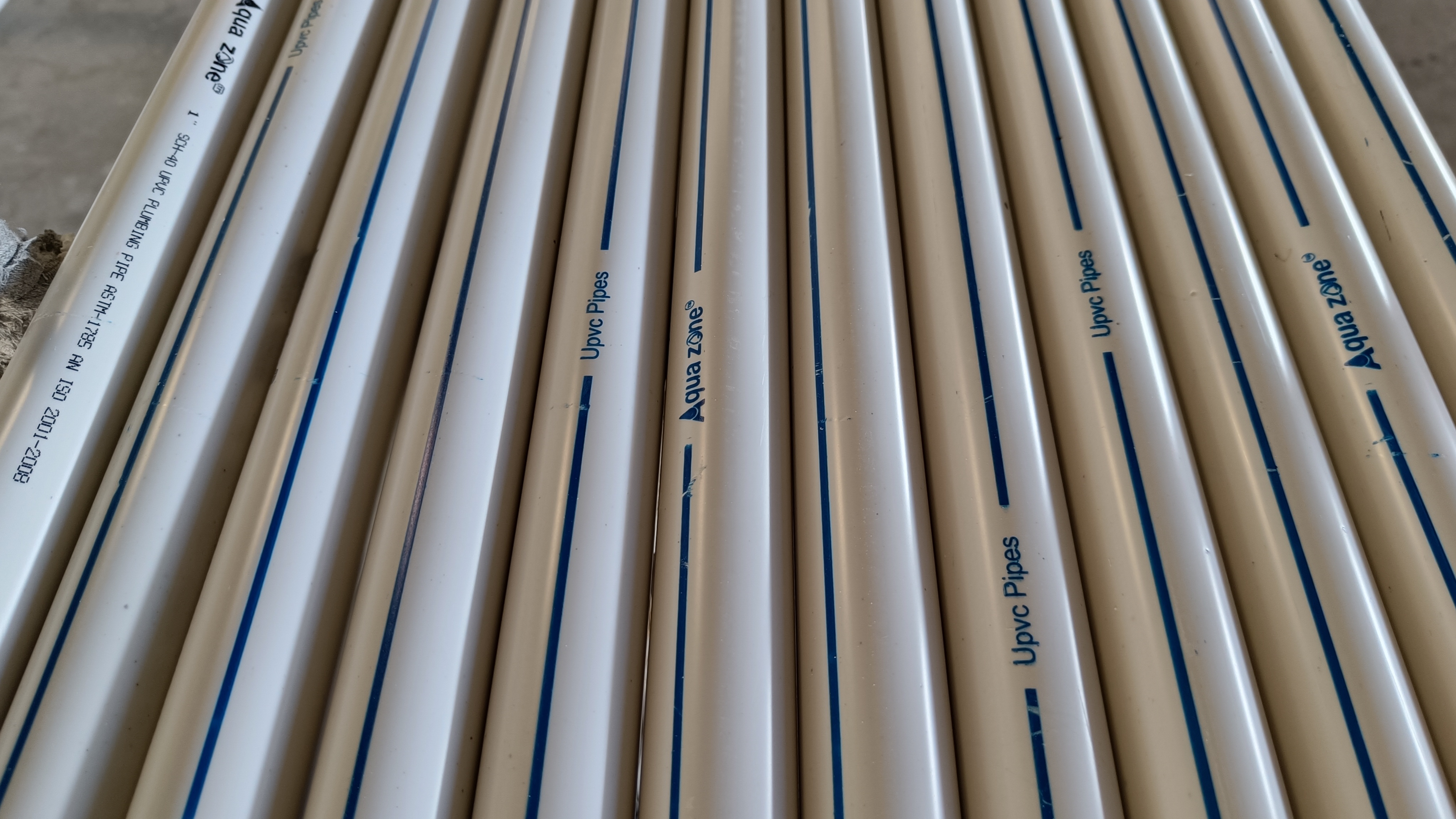I Inch Pipe 1 Inch Sch-40 Upvc Plumbing Pipe - Unplasticized Polyvinyl Chloride, 1 ...