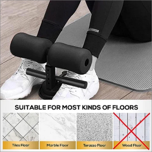 Situp Bar Stand - High-density Foam Adjustable Design | Hands-free Muscle Toning Ankle Protection Comfortable Exercise