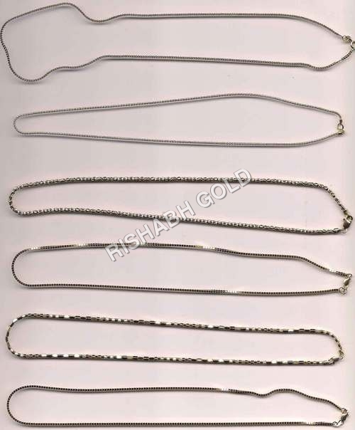 फैंसी प्लेटिनम चेन सेट लिंग: महिलाओं के लिए