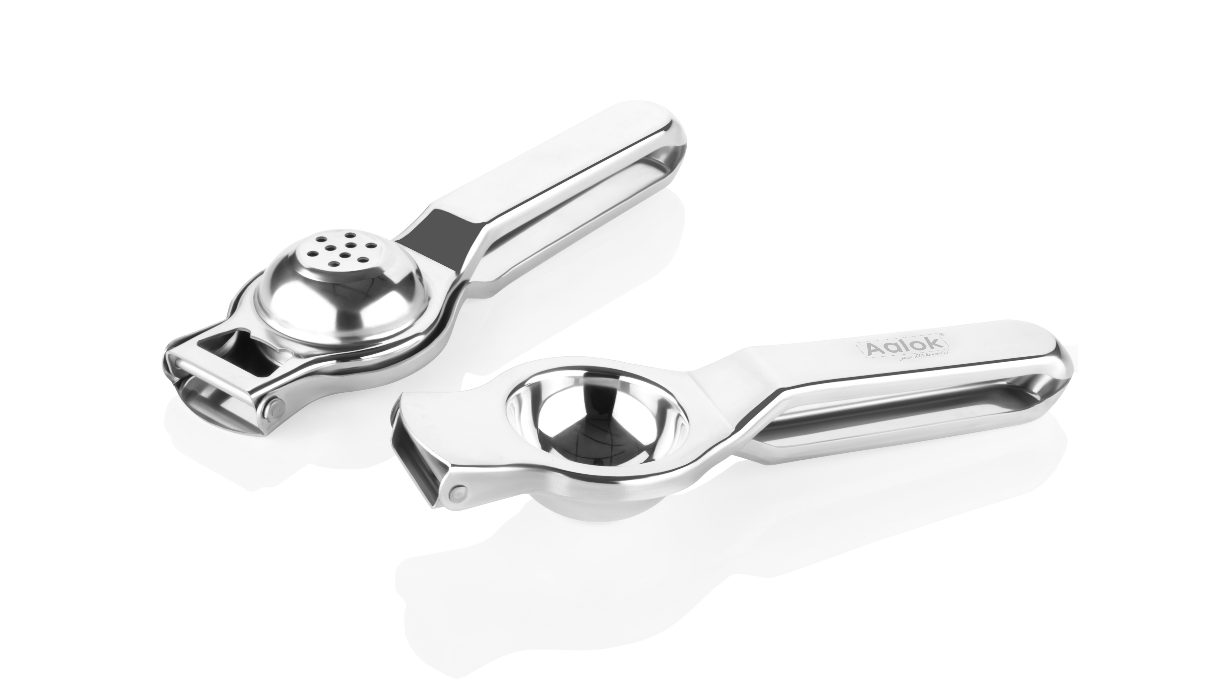 Silver Ss Lemon Squeezer With Opner
