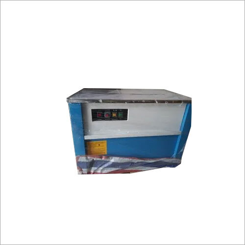 Blue Semi Automatic Strapping Machine