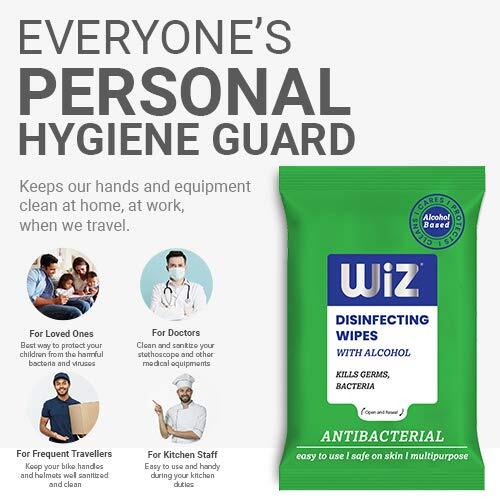 Wiz Alcohol Based Disinfecting Wet Wipes - 30pulls Age Group: Suitable For All Ages