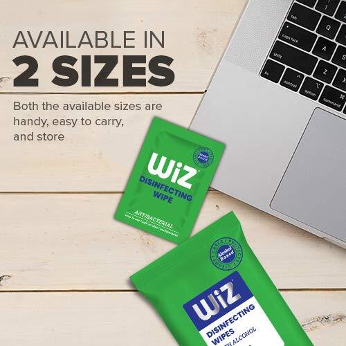 Wiz Alcohol Based Disinfecting Wet Wipes - 30pulls Age Group: Suitable For All Ages