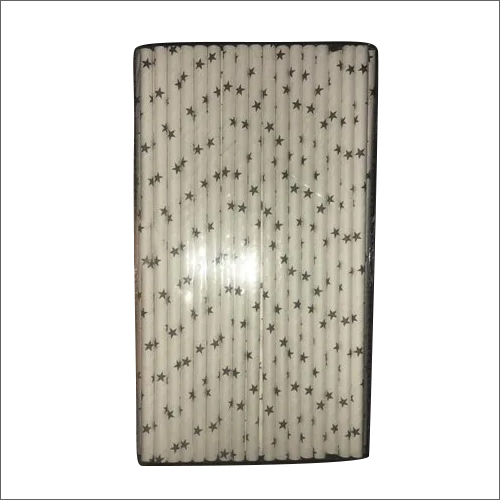 मल्टीकलर राउंड पेपर स्ट्रॉ