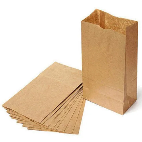 डिस्पोजेबल ब्राउन ग्रोसरी पेपर बैग
