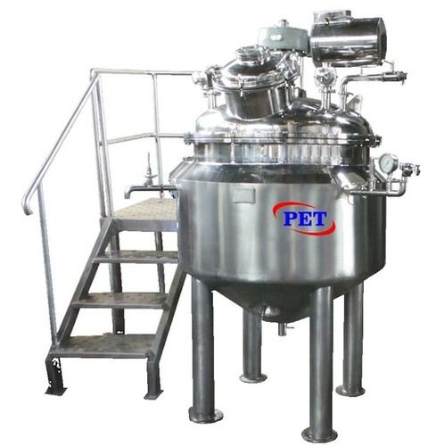 Silver Stainless Steel Gelatine Reactor