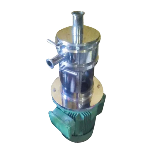 सिल्वर-ग्रीन इंडस्ट्रियल इनलाइन होमोजेनेज़र मिक्सर