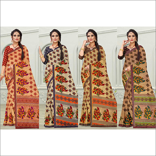 Different Available Ladies Designer Printed Saree