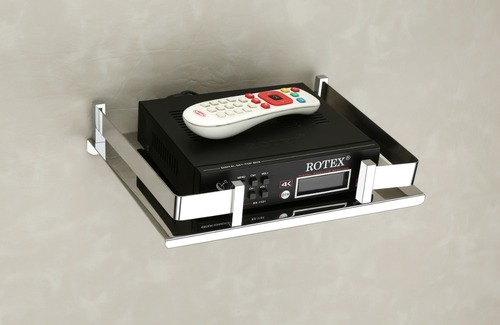 Silver Set Top Box Stand
