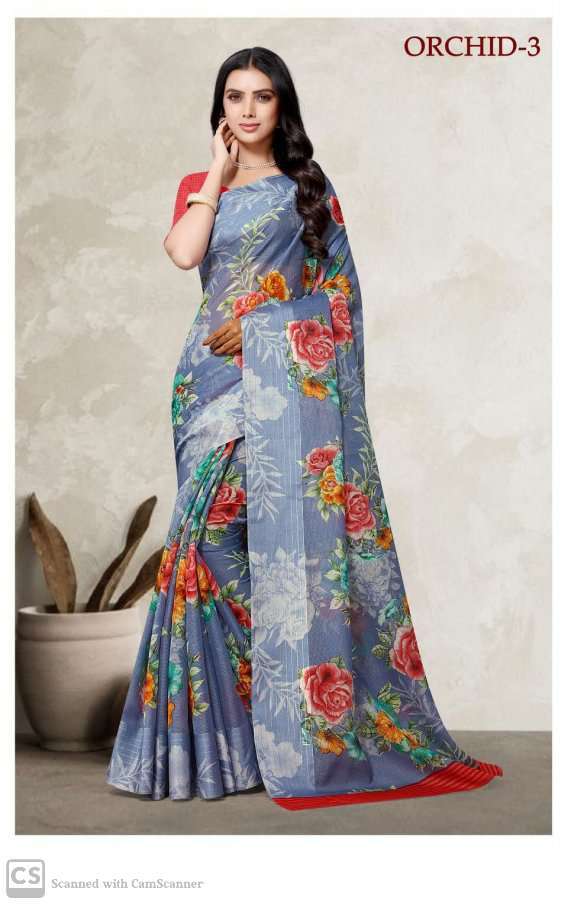 Ikkat Premium Soft Cotton With Jari - Color: Multicolor