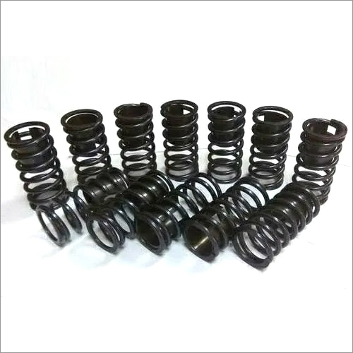 Clutch Plate Spring - Stainless Steel, Black Powder Coated Coil Design | Industrial Usage, Durable Performance