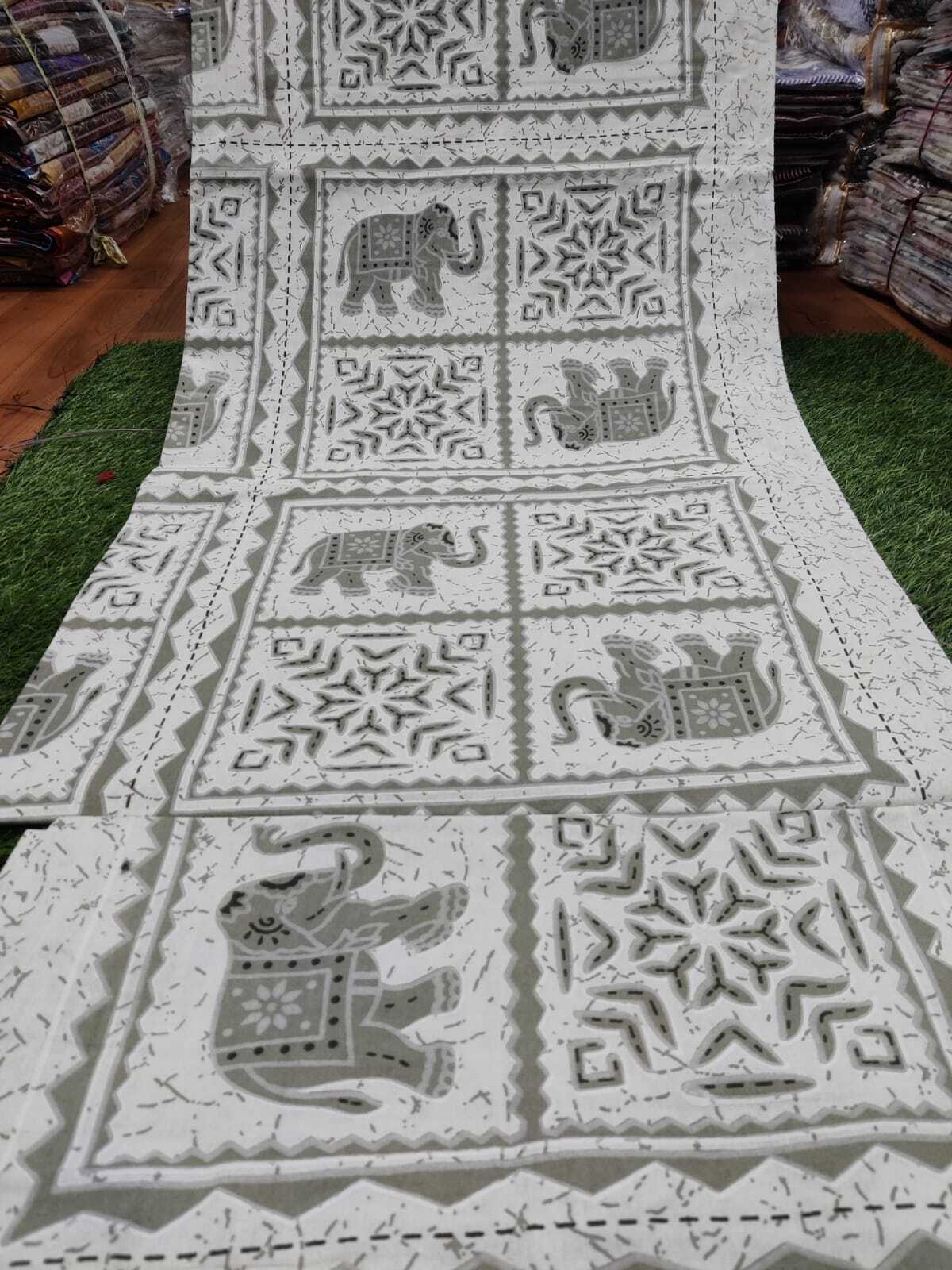 Cut Work Bedsheet - 100% Cotton, 95x108 Inches, Off-white | Set Contains 1 King Size Bedsheet With 2 Pillow Covers, Ideal For Bedroom