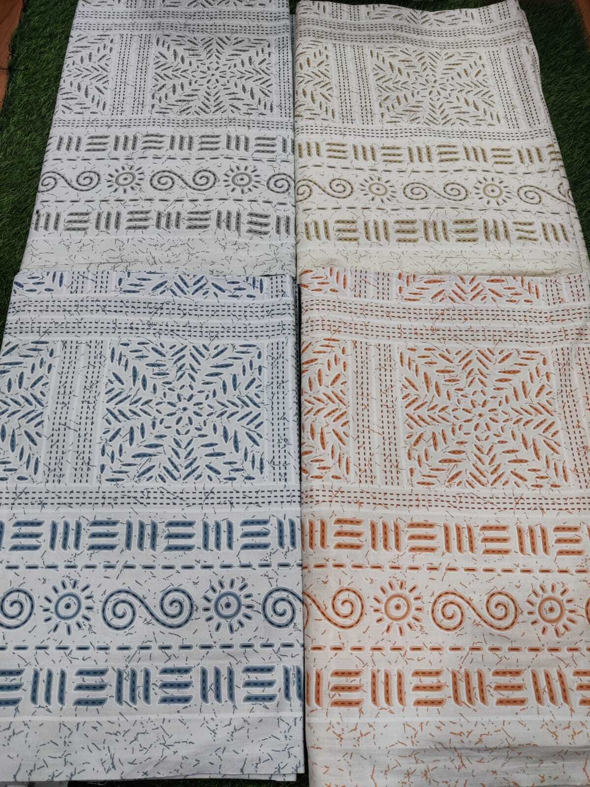 Cut Work Bedsheet - 100% Cotton, 95x108 Inches, Off-white | Set Contains 1 King Size Bedsheet With 2 Pillow Covers, Ideal For Bedroom