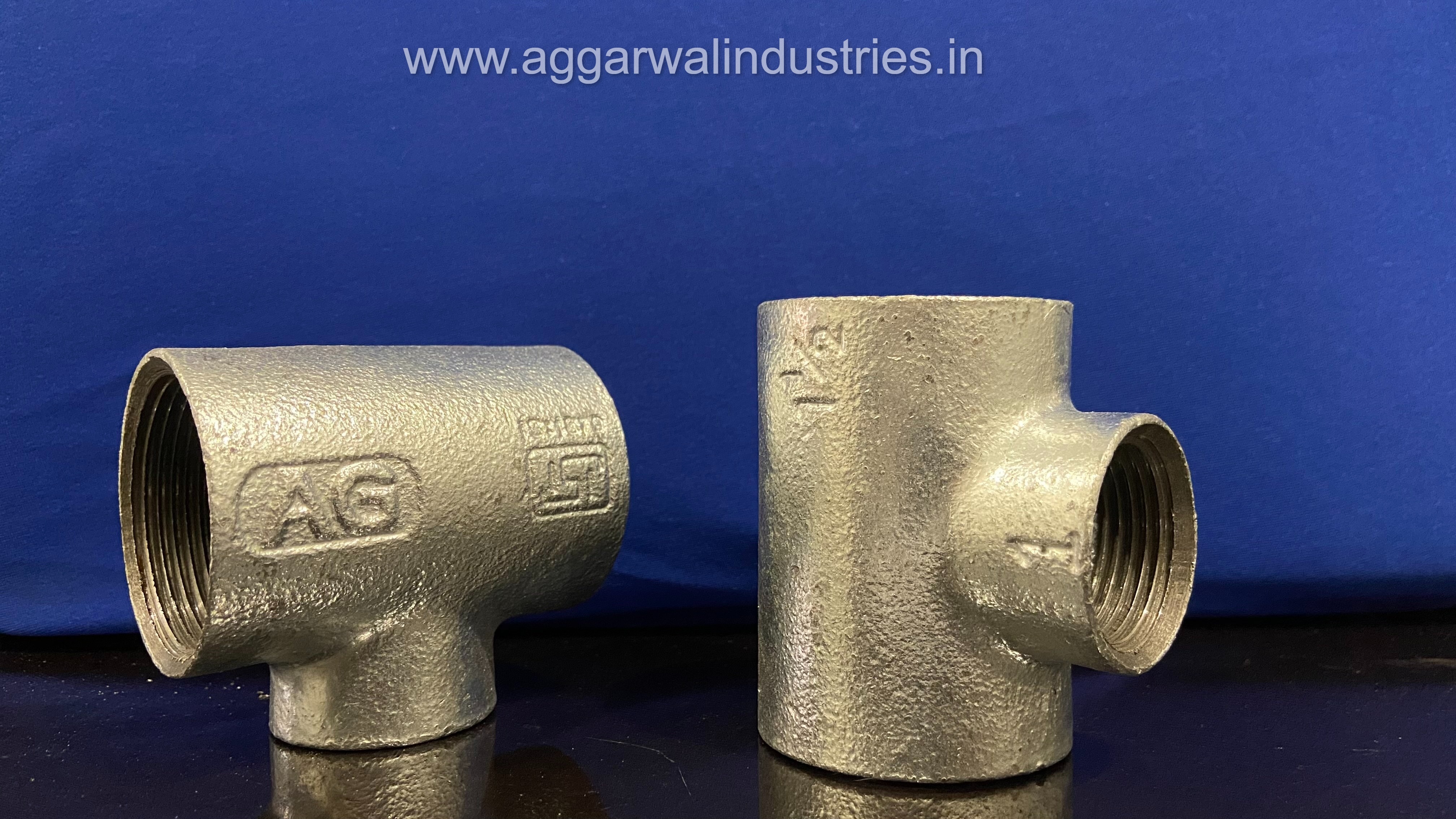 Gi Tee - Gi Material, Size 15mm To 150mm, Female Type, Weight 125-150 Grams | Robust Structure, Elegant Look, High Strength, Easy To Fit