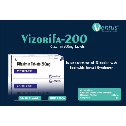 Rifaximin Tablets 200Mg - Age Group: Adult
