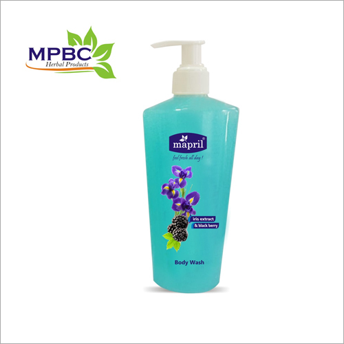 Herbal Body Wash - Gel Form, Deep Cleansing With Blackberry & Iris Extract | Natural Ingredients, Uv Blocking, Non-drying, For All Skin Types
