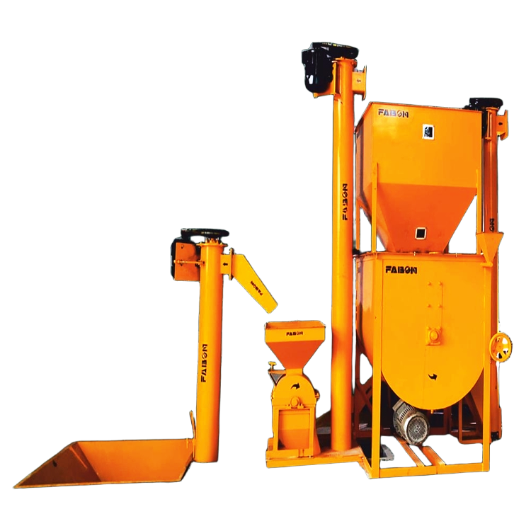 पीला स्वचालित फीड मैश प्लांट 2000 किलो घंटा