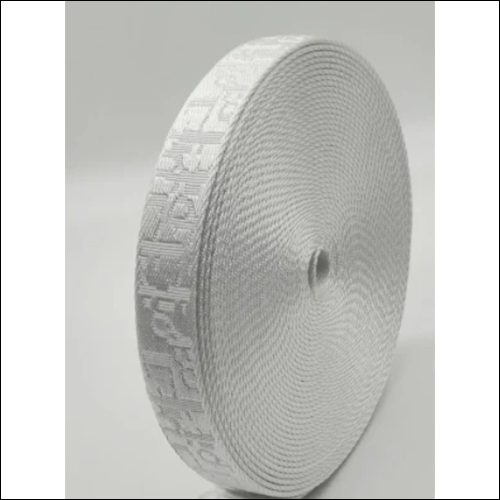 Silver Oem Jacquard Security Strap Webbing Tape