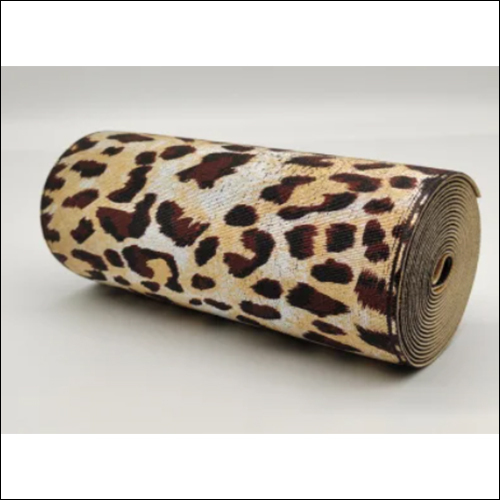 एनिमल लेपर्ड प्रिंट फ़ोल्ड ओवर इलास्टिक