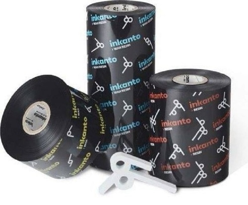 Thermal Transfer Ribbon - Pvc Material, Available In Various Sizes, Black Color - Ideal For Barcode, Product, And Shipping Labeling