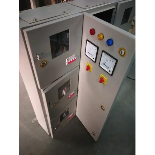 Electric Control Panel - Mild Steel, White Powder Coated Finish | 240-440V Rated Voltage, 50 MHz Frequency