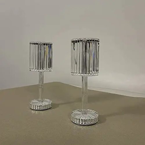 Crystal Lamp Usb Port Charging Bedside Table Lamp