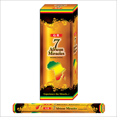 7 African Miracles Incense Sticks - Bamboo Sticks with Artificial Fragrances | Aromatic Experience for Relaxation and Well-being