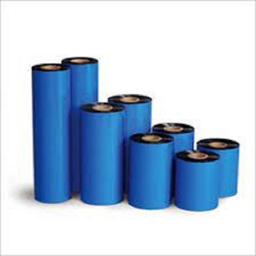 Barcode Ribbon - Resin Material, 105 X 300 Mm Size, Blue Color | Compatible With Barcode Printers, Ideal For Companies And Offices