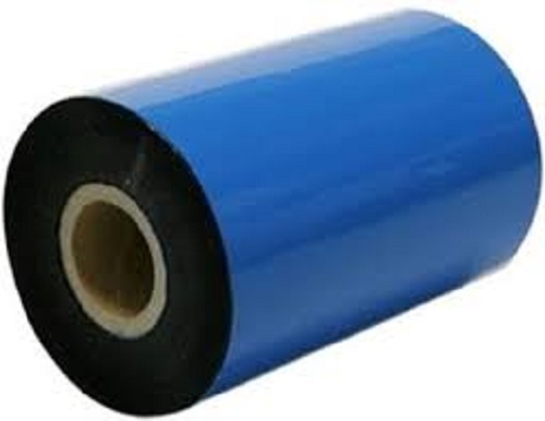 Barcode Ribbon - Resin Material, 105 X 300 Mm Size, Blue Color | Compatible With Barcode Printers, Ideal For Companies And Offices