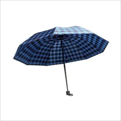 ब्लू ब्लैक प्रिंटेड फोल्डेबल अम्ब्रेला हैंडल मटीरियल: प्लास्टिक