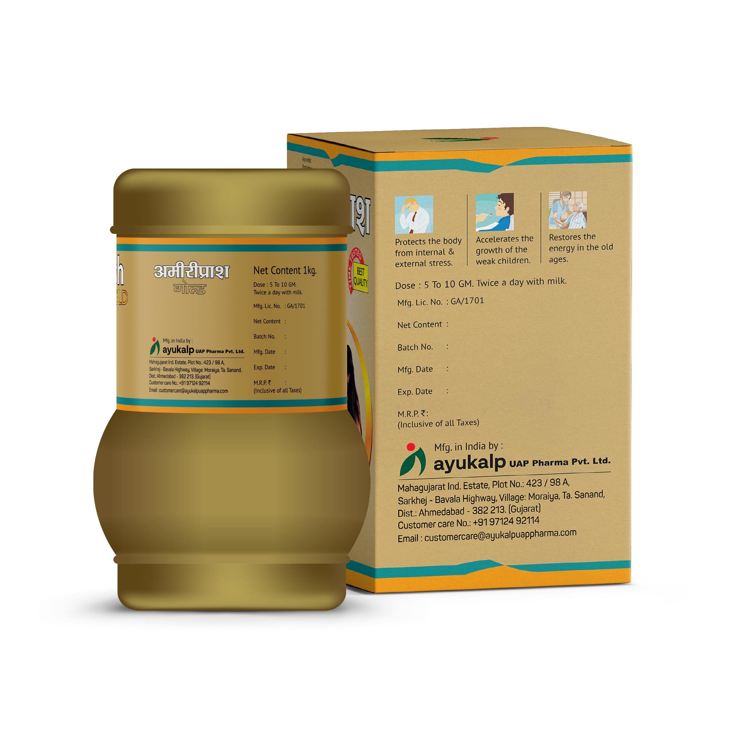 Amiriprash Tonic Gold Age Group: Suitable For All Ages