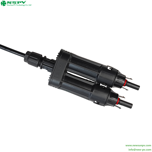 Black Pv Solar 4fbfc00-15 1500vdc Tuv Certified Solar Branch Inline Fuse Connector For Home Use Solar System