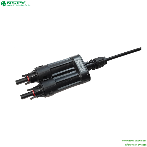 Black Pv Solar 4fbfc00-15 1500vdc Tuv Certified Solar Branch Inline Fuse Connector For Home Use Solar System