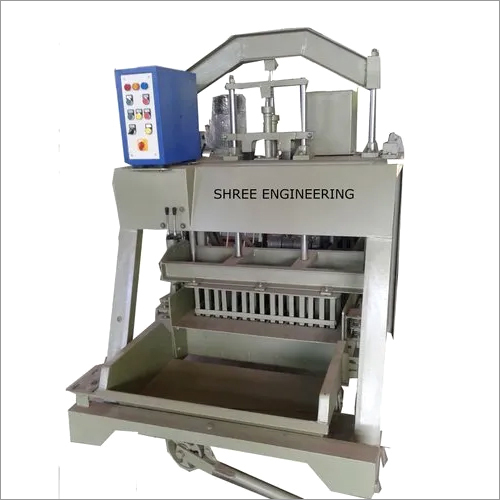 Grey Vertical Type Solid Block Making Machine