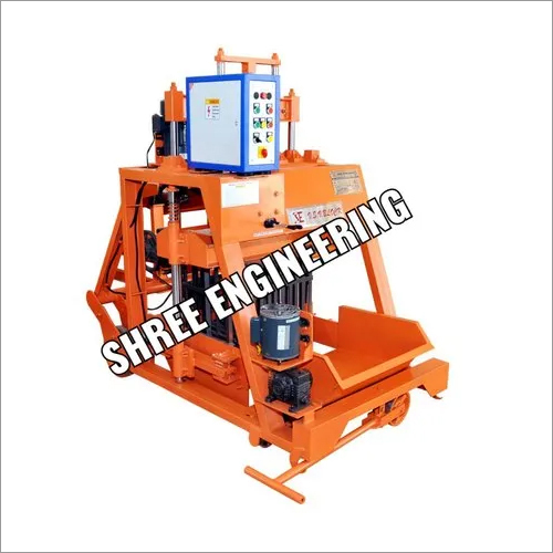 Orange 650 Mm Hollow And Solid Brick Making Machine