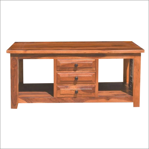 Easy To Clean Rustic Wooden Coffee Table