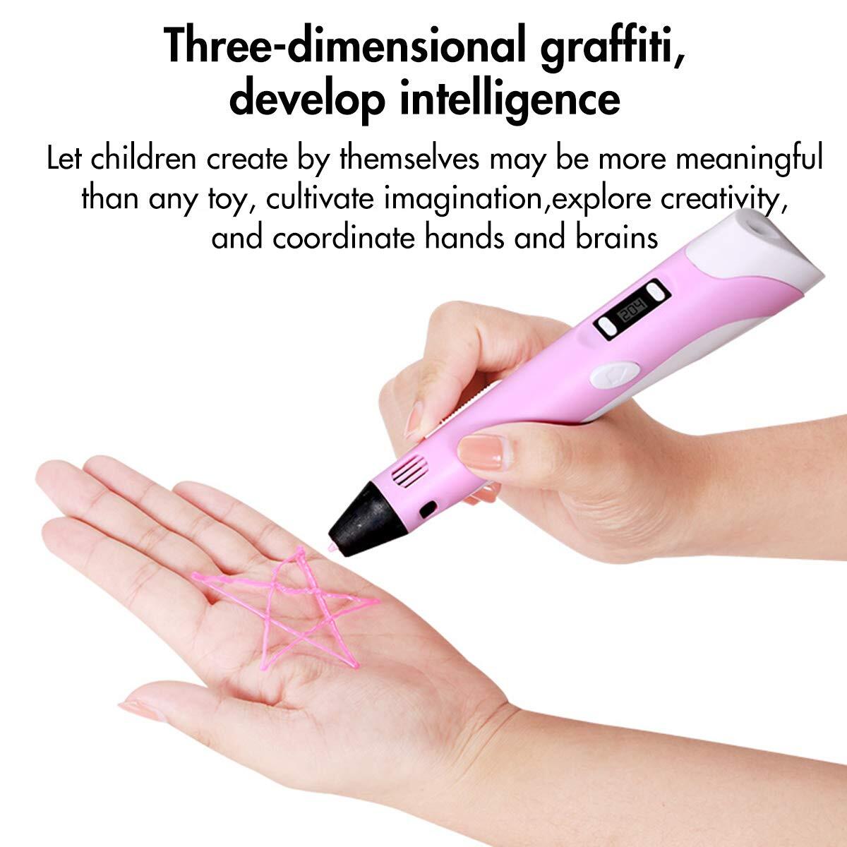 3d Printing Pen With Lcd Screen For Doodle Model Making