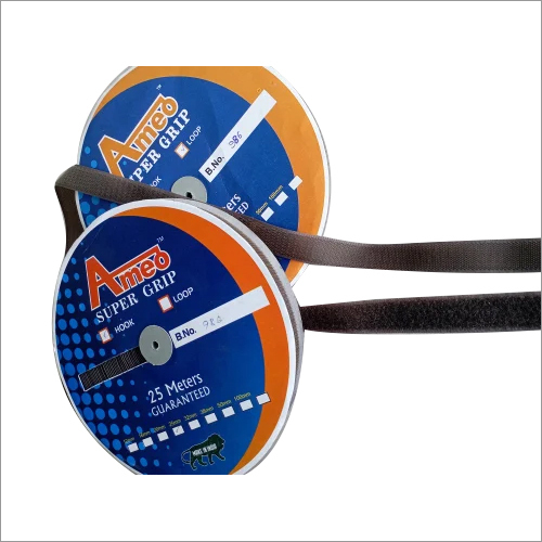 Black 100% Nylon Hook And Loop Tapes
