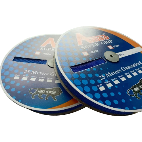 Black 100% Nylon Hook And Loop Tapes