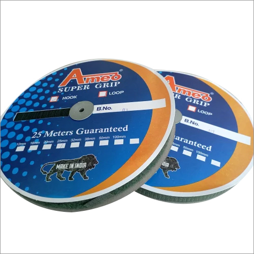 Black 100% Nylon Hook And Loop Tapes