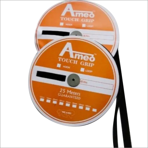 Black 70% Polyester Hook And Loop Tape
