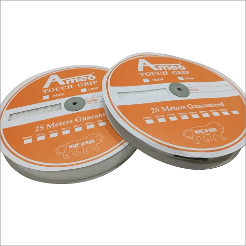 Black 70% Polyester Hook And Loop Tape
