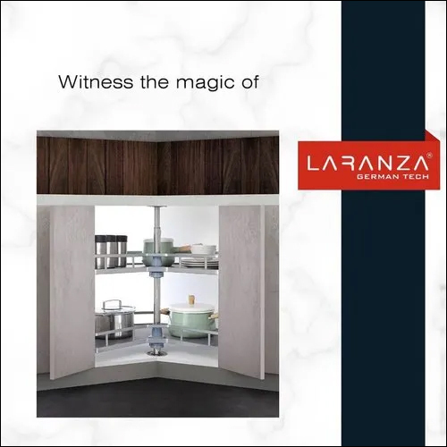 Wooden Carousel - 710 x (600-800) mm | Industrial and Domestic Use, Perfect for Home and Hotel