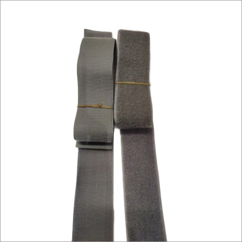 Single Sided Heat Resistant Hook And Loop Tape - 25m X 1 Inch | Black Color, High Quality, Ideal For Industrial And Commercial Use