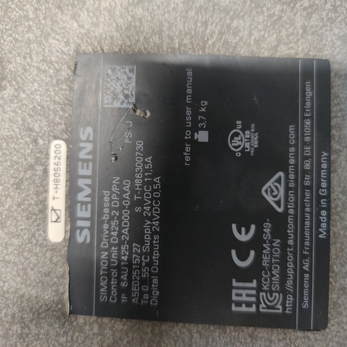 Electronic Module Siemens Simotion 6au1425-2ad00-0aa0 D4252-2 Dp Control Unit