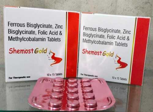 फेरस बिस्ग्लीसिनेट जिंक बिस्ग्ल्सिनेट फोलिक एसिड और मेथ्लकोबालामिन