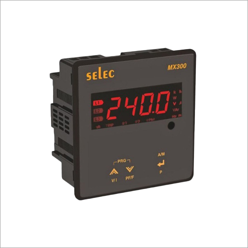 ब्लैक Mx300 डिजिटल पैनल मीटर