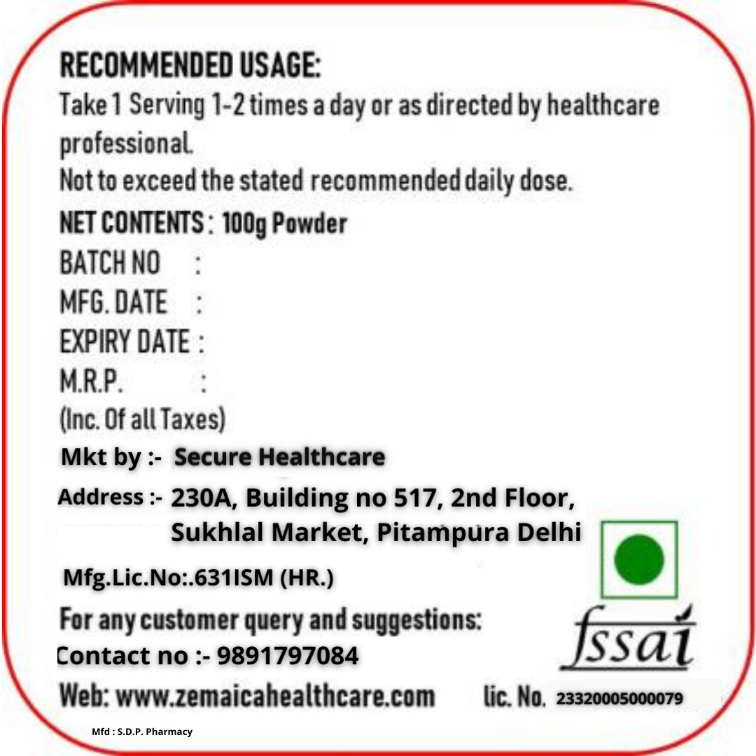 Perfect Growth Height Increase Tablet Dosage Form: Powder